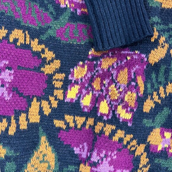 Farm Rio Brazil Wool-Blend Long Cardigan Sz M - Picture 4 of 13